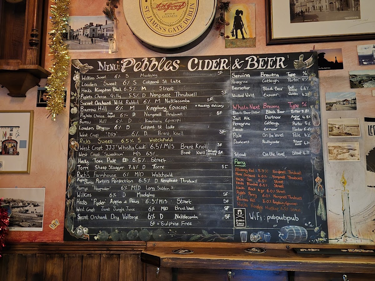 Pebbles Tavern Menu - Image 2