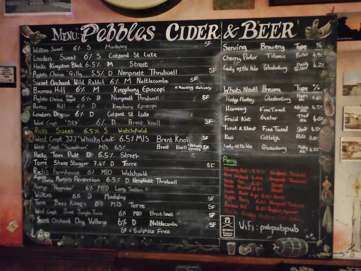 Pebbles Tavern Menu - Image 3